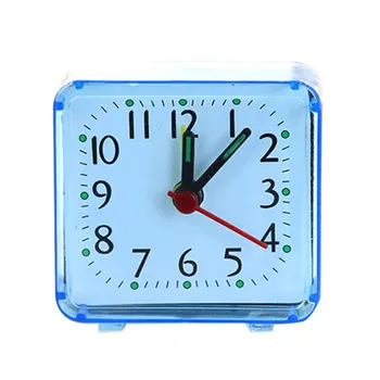 Новые креативные милые маленькие квадратные хрустальные часы-будильник, прикроватные часы для спальни, офисные электронные часы