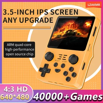НОВЫЕ обновления ретро портативной игровой консоли с открытым исходным кодом 3,5 ” IPS экран 640*480 70000+ Игры для PSP Rocker Arcade