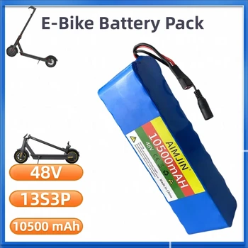 Новый 48V 10500mAh 20000W 13S3P Литий-Ионный Аккумулятор Для 54,6 v E-bike Электрический Велосипедный Скутер С BMS