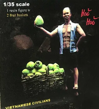 Новый набор моделей ancient Civilians 1/35 в разобранном виде - фигурка фруктового человечка из смолы, неокрашенный набор моделей