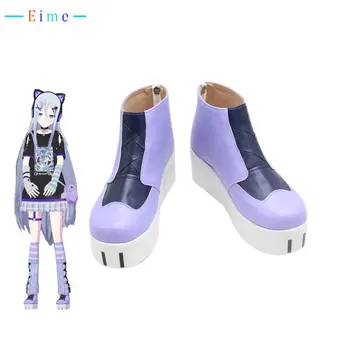 Обувь для косплея Yoisaki Kanade Игровой проект Sekai Красочные Сценические туфли из искусственной кожи Карнавальные ботинки на Хэллоуин Реквизит для косплея на заказ