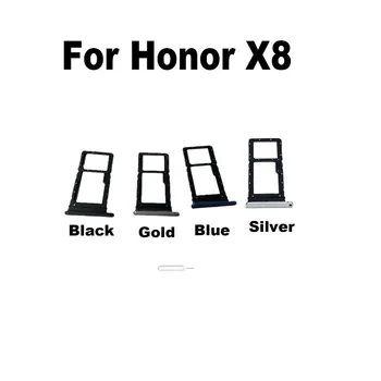 Оригинальная новинка для Huawei Honor X8, слот для sim-карты, держатель, разъем адаптера, замена запасных частей