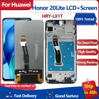 Оригинальный ЖК-дисплей 6,21 дюйма для Honor 20 Lite HRY-LX1T ЖК-дисплей с Заменой Сенсорного экрана в Рамке для Huawei Honor20 Lite Global