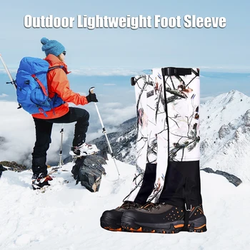 Открытый Легкий Снежный Рукав Для Ног Foot Sleeve 420D Нейлон Водонепроницаемая Ткань Оксфорд Лыжная Защита Ног для Кемпинга Катания На Лыжах Охоты