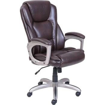 Офисное кресло Serta из пены с эффектом памяти, прочное коммерческое кожаное офисное кресло