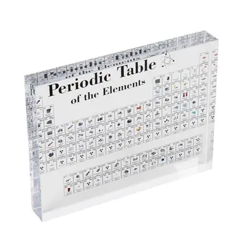 Периодическая таблица элементов, дисплей периодической таблицы с реальными элементами, обучение детей, Подарки на День учителя, Периодическая таблица, акрил