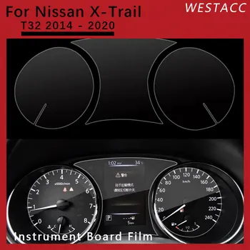 Пленка для приборной панели автомобиля, защитная мембрана от царапин, для Nissan X-Trail T32, Аксессуары для интерьера 2014-2020 гг.