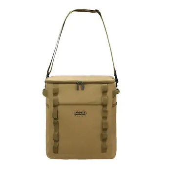 Портативная сумка для хранения на открытом воздухе в кемпинге из ткани Оксфорд 600D, Вместительная сумка для пикника, Органайзер для набора кухонной утвари