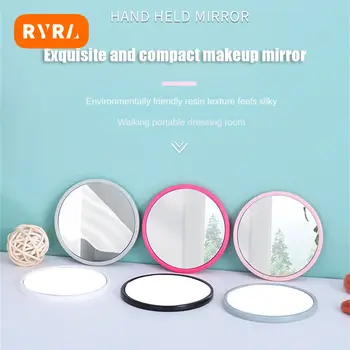 Портативное мини-зеркало для макияжа, Компактное карманное ручное зеркало с 10-кратным увеличением, Двустороннее зеркало для макияжа, косметический инструмент для путешествий