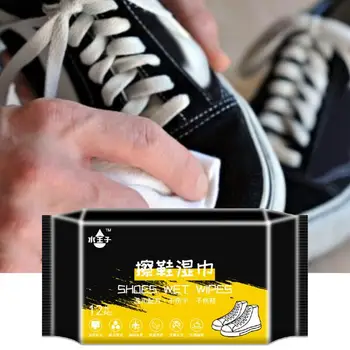 Портативные салфетки для чистки обуви Одноразовые Быстросохнущие Влажные салфетки для чистки кроссовок Эффективное Чистящее средство для чистки обуви для путешествий