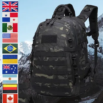 Походный Тактический Камуфляжный мужской военный рюкзак Molle для походов, походов, охоты, альпинизма, Mochila