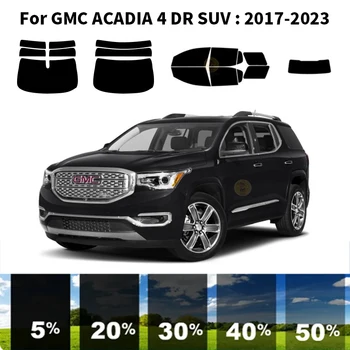 Предварительно Обработанная нанокерамика car UV Window Tint Kit Автомобильная Пленка Для Окон GMC ACADIA 4 DR SUV 2017-2023