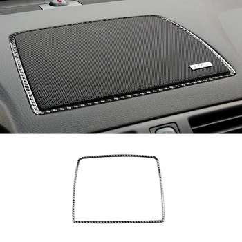 Рамка динамика центральной приборной панели, отделка крышки панели, декоративная наклейка из углеродного волокна для Volvo XC90 2003-2014 Аксессуары