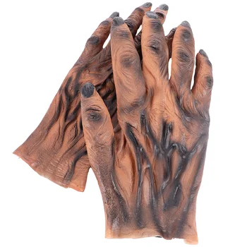 Реквизит Перчатки Маскарадные костюмы Гниющие Костяные руки зомби Виниловый Хэллоуин