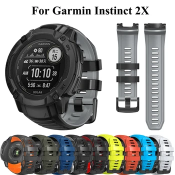Ремешок для часов Garmin Instinct 2X Спортивный силиконовый сменный браслет Быстрая установка Смарт-спортивные аксессуары