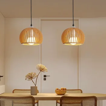 Ресторанный свет ретро-бар подвесной светильник креативный чайный домик для семьи прикроватный столик для спальни небольшой подвесной светильник
