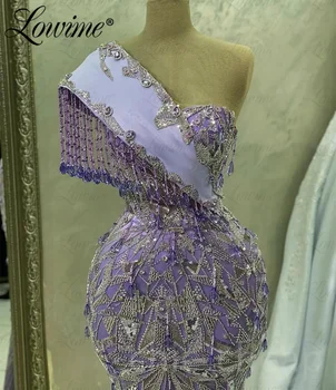Роскошные вечерние платья с кисточками и кристаллами 2023 года С открытыми плечами, длинное свадебное платье Русалки, халаты, арабский Дубайский бисер, платье для выпускного вечера