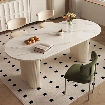 Роскошный обеденный стол в гостиной, кухня, Балкон, Ресторан, столы в вестибюле современного отеля, итальянская мебель Nordic Mesas De Jantar