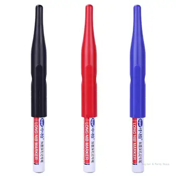Ручка с длинным наконечником для глубокого сверления M17F Работает с пластиковой фурнитурой Красочная ручка плотника 3 ЦВЕТА 30 мм