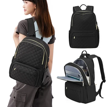Рюкзак для ноутбука для женщин, сумка для компьютера, повседневные рюкзаки для ноутбука для работы, путешествий, деловой поездки, рюкзак для колледжа, практичный подарок