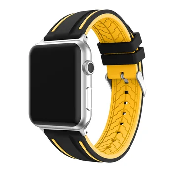 Силиконовый Ремешок Для Apple Watch Band 44 мм 49 мм 42 мм 45 мм Спортивный Резиновый Ремешок Для Часов Сменный Браслет Для iWatch 8 7 6 SE ultra
