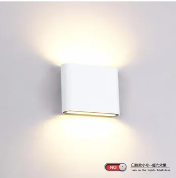 Современные 12 Вт 17,5 СМ COB светодиодные настенные светильники прикроватные лампы для спальни гостиная 6 Вт светодиодные светильники для ванной комнаты 11,5 см Декоративный свет 85-265 В