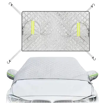 Солнцезащитный козырек для лобового стекла автомобиля, защита большой площади лобового стекла автомобиля, защита от снега, льда, мороза, солнца, ультрафиолета, пыли, переднее стекло