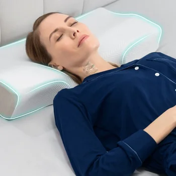 Спешная ортопедическая подушка с эффектом памяти, боль в шее, сон с медленным отскоком, мягкая подушка для Cojin, подушка Butterfly Relax в форме взрослого человека