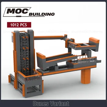 Строительные блоки MOC серии Creative GBC Dunes Variant Technology Bricks Модель для сборки пазлов с моторной машиной