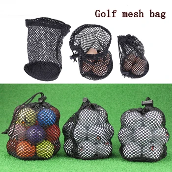 Сумка для переноски, Нейлоновая Спортивная сетка с мячом 16/32/56, сумка на шнурке, сетчатая сумка для гольфа, сумки для мячей для гольфа, сумка для хранения гольфа