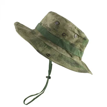 Тактический Страйкбол Снайперский Камуфляж Boonie Шляпы Непальская Кепка Militares Армейские Мужские Военные Походные Шляпы Летнее Ведро Рыболовная Шляпа