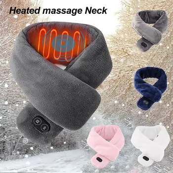 Теплый электрический шарф с USB-подогревом, грелки, USB-обогреватель с 3 передачами, термошаль, шейный бандаж, грелка для обертывания шеи Для женщин и мужчин