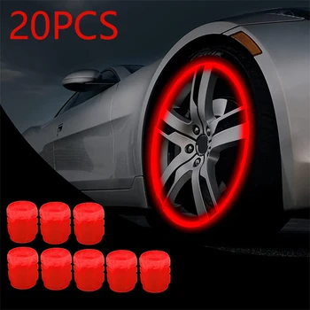 Универсальные светящиеся колпачки клапанов, Декор автомобильных шин с ночным свечением для Mazda Mx3, Колпачки дисков Tirevelo, Расходные материалы для шин Cx5