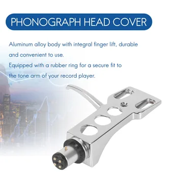 Универсальный проигрыватель пластинок для записи пластинок Phono Turntable Headshell из 4-контактного алюминиевого сплава с Выводами OFC для Поворотного стола с прямым приводом