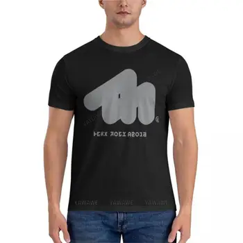 футболка мужская хлопковая SquidForce, черная / белая футболка с V-образным вырезом, Приталенная футболка, летний топ, футболка, мужская черная футболка
