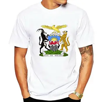 Футболка с Гербом Федерации Родезии и Флагом Ньясаленда Для Мужчин Большого размера 5XL Group Shirt