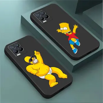 Чехол Homer-Simpsons TPU Soft Case для Realme C15 C11 C12 C21 GT Neo2 Neo3 Neo5 GT Master C55 C3 C20 C30 C21Y C33 C35 Матовый