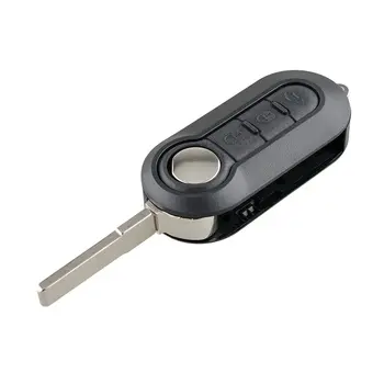 Чехол Для Ключей Автомобиля с 3 Кнопками Подходит для FIAT GRANDE PUNTO 500 BRAVO DUCATO PANDA 3-key FOB Remote Vehicle Keys Protector Аксессуары