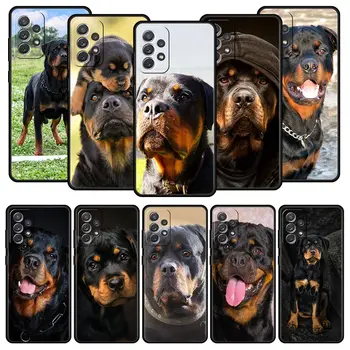 Чехол для телефона с собакой-ротвейлером Samsung Galaxy A13 A51 A71 A41 A31 A21S A11 A01 A03S A12 A32 A52 A22 A23 A33 A53 A73 5G Мягкий чехол