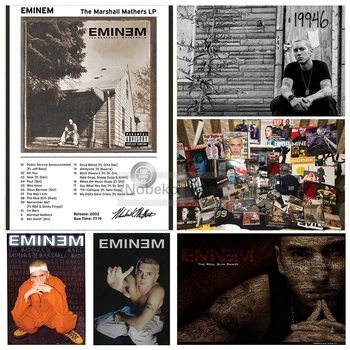 Эминем Хип-хоп Рэпер Певец Eminem Rap God Альбом Encore Плакат и принты на холсте Настенные художественные картины Декор домашней комнаты