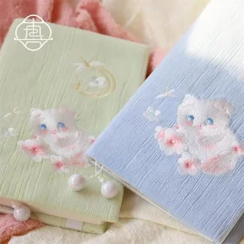 【Candy and Kitty】Оригинальные обложки для блокнотов формата А5 А6 ручной работы, чехол-книжка, обложка для дневника из ткани ручной работы, в наличии